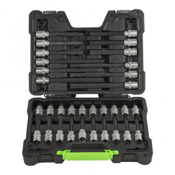 32 Pieces Bit Socket Set For Torx Crews