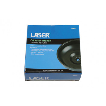 LASER Oil Filter Wrench 135mm x 18 Flutes