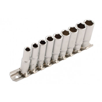 LASER AF Deep Socket Set 1/4D 9pc"