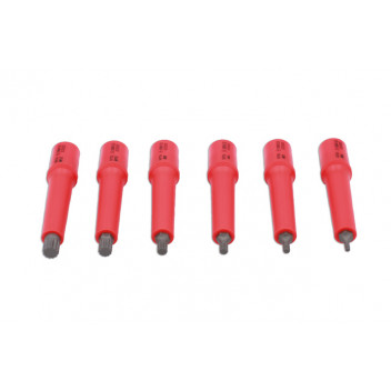 LASER Insulated Spline Bit Socket Set 3/8D 6pc"