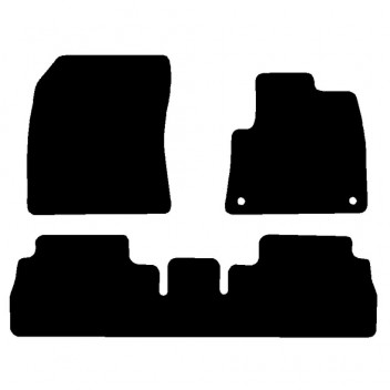 Rubber Mat Set BERLINGO MULTISPACE FULL 2ND ROW