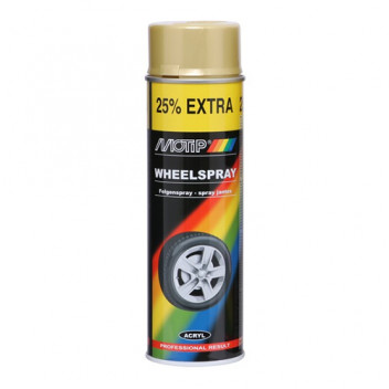 Motip Wheel Spray Gold  500ml
