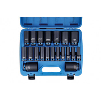 LASER Deep Impact Socket Set 1/2D 20pc"