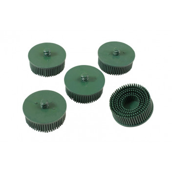 CONNECT Abracs Quick Lock Bristle Brush 50mm x P50 Green 5pc