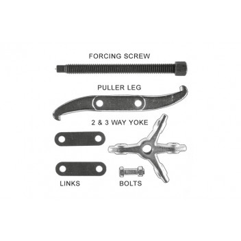 LASER Gear Puller - 6 2 & 3 Leg Reversible"