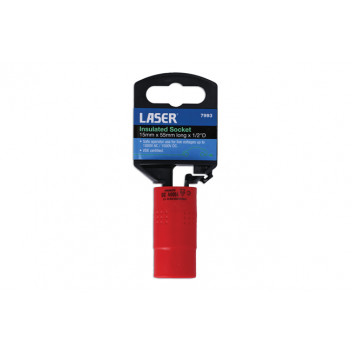 LASER Insulated Socket 1/2D 15mm"