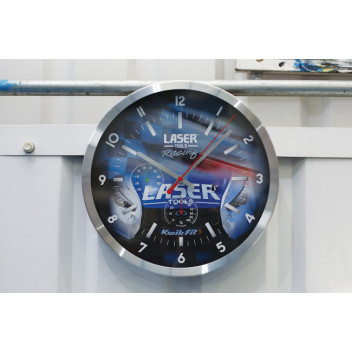 LASER Laser Tools Racing Wall Clock