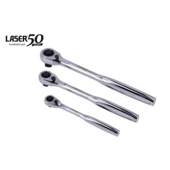 LASER Ratchet Set with Comfort Handle 3pc - 50th Anniversary