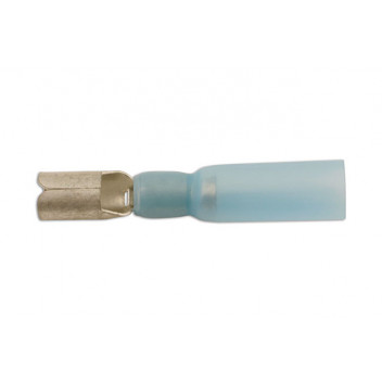 CONNECT Blue Heat shrink Female Bullet Terminals (25)