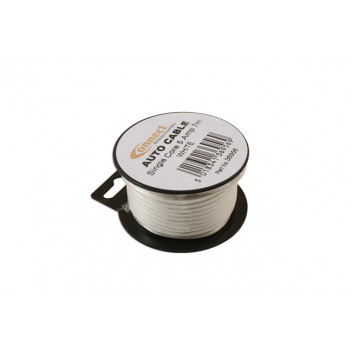 CONNECT Mini Reel Automotive Cable 5 Amp White 7m