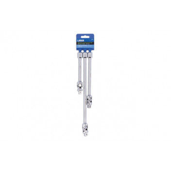 LASER Universal Joint Extention Set Spring Loaded 3/8 D 3PC