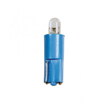 12V 1.2W T3 Mini Wedge Bulbs COLOUR-LED BLUE 1smd LED Bulbs