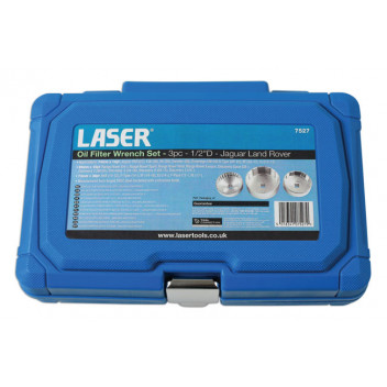 LASER Oil Filter Wrench Set 3pc - for JLR