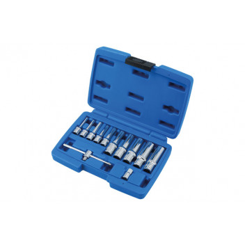 LASER Deep E-Socket Set 1/4 & 3/8"D 12pc"