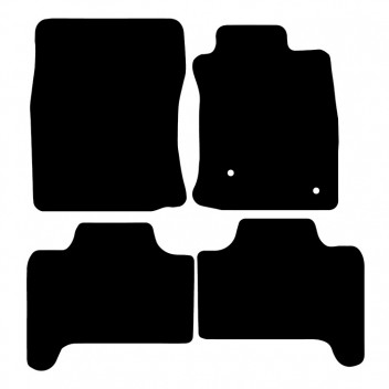 Carpet Mat Set TOYOTA LAND CRUISER 03>09 4PCS (2CLIPS)