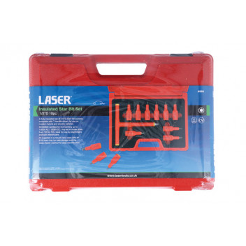 LASER Insulated Star Bit Set 1/2D 10pc"