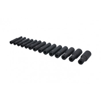 LASER Extra Deep Impact Socket Set 1/2 D14PC"