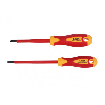 LASER VDE Insulated Screwdriver Set 2pc