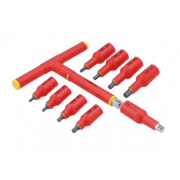 LASER Insulated Socket Hex Bit Set 10pc