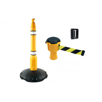 LASER Skipper Unit c/w Post & Base - Single Unit c/w Wall Mo