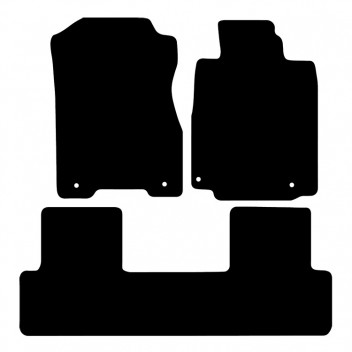 Carpet Mat Set HONDA CRV 12>18 (3XL PIECE + 4 CLIPS