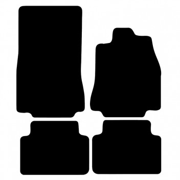 Carpet Mat Set JAGUAR XF 08>14  (4 PIECE + 4 METAL RI