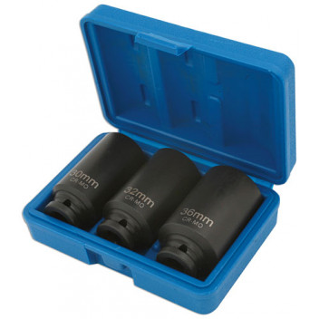 LASER Impact Socket Set - Hub Nuts - 3pc
