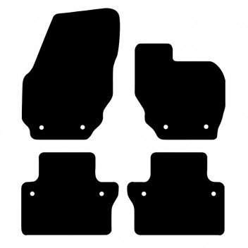 Carpet Mat Set VOLVO XC70 2008> MANUAL  (4 PIECE + 8