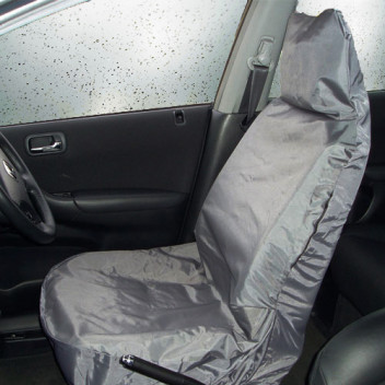 Universal Grey Water Resistant Front Seat Protector (1)