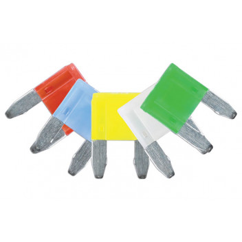 CONNECT Assorted LED Mini Blade Fuses 10/15/20/25/30 AMP (5)