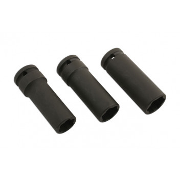 LASER Damaged Wheel Nut Remover 1/2D 3pc"