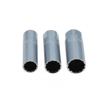 LASER Thin Wall Spark Plug Socket Set 3pc