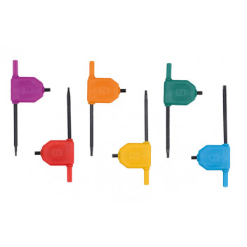 LASER Tamperproof Star Key Set 6pc