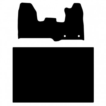 Rubber Mat Set Transit Custom Crew Cab2013-2016
