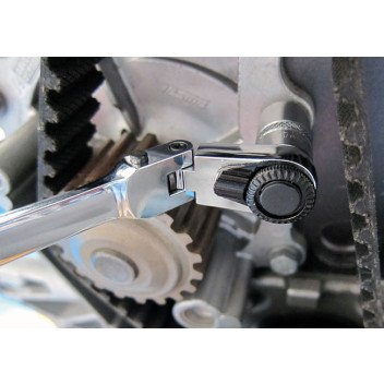 LASER Ratchet - Flexi-head 1/4D x 1/4" Bit Driver"