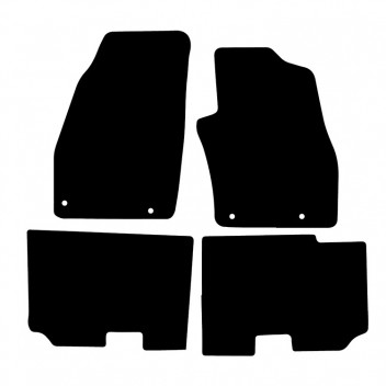 Carpet Mat Set FIAT PUNTO 2012>  (4 PIECE + 4 CLIPS)