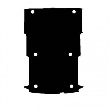 Rubber Mat Set FIAT Doblo Cargo LWB 2010> Rear section
