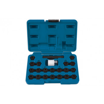 LASER Wheel Nut Key Set -  Audi 22pc