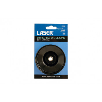 LASER Oil Filter Wrench 80mm X 14 Flutes