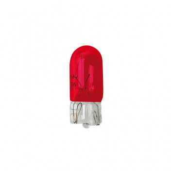 12V 5W Wedge Bulbs 501 Bulbs RED PAIR (2)