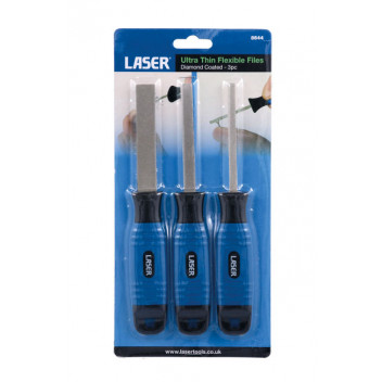 LASER Ultra Thin Flexible Diamond Coated Files 3pc