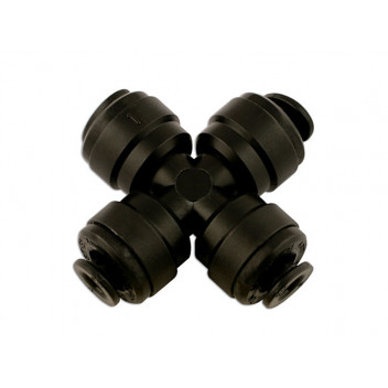 CONNECT Push-Fit Cross Connector 4.0mm Pk 5