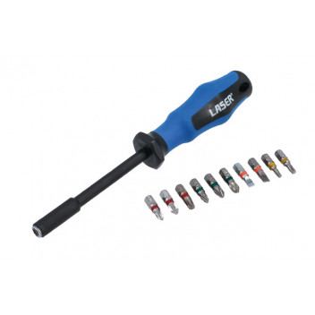 LASER BF Screwdriver Bit Set 10-in 1