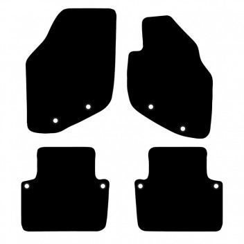 Carpet Mat Set VOLVO S80 2006>  (8 FRONTS & REAR CLIP