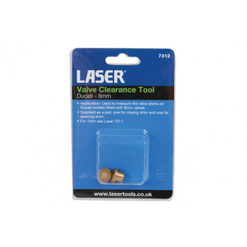 LASER Valve Clearance Tool 8mm 2pc - for Ducati