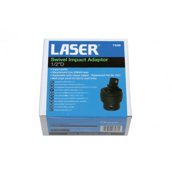 LASER Universal Joint Swivae Impact Adaptor 1/2D"