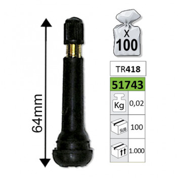 Tyre Valve Tr418 64Mm