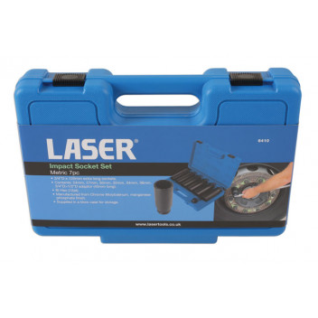 LASER Impact Socket Set  - Metric 7pc