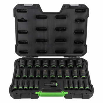 1/2 DRIVE 29-PIECE DEEP HEX IMPACT SOCKET SET"
