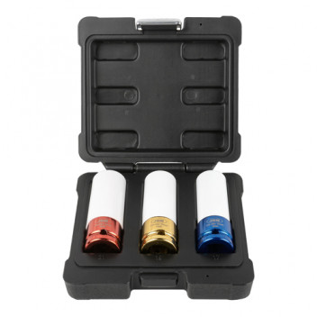 3 Piece Drive Alloy Wheel Impact Socket Set